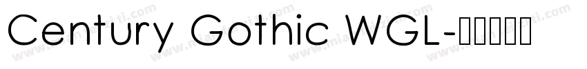 Century Gothic WGL字体转换